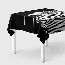 Скатерть для стола Жидкая зебра, цвет: 3D-принт — фото 2