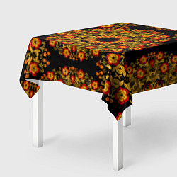 Скатерть для стола Хохлома Роспись, цвет: 3D-принт — фото 2