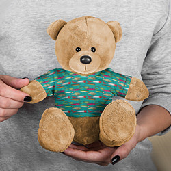 Игрушка-медвежонок Рыбацкие блесна, цвет: 3D-коричневый — фото 2