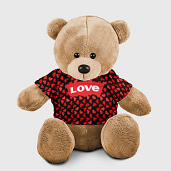 Игрушка-медвежонок Love, цвет: 3D-коричневый
