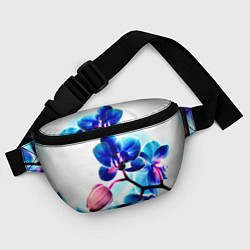 Поясная сумка Фиолетовая орхидея, цвет: 3D-принт — фото 2