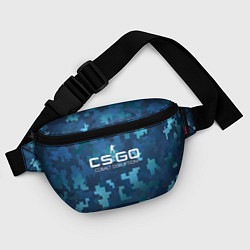 Поясная сумка Cs:go - Cobalt Disruption Ржавый кобальт, цвет: 3D-принт — фото 2