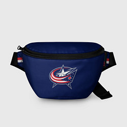 Поясная сумка Columbus Blue Jackets, цвет: 3D-принт