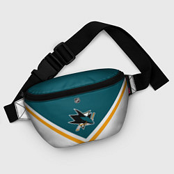 Поясная сумка NHL: San Jose Sharks, цвет: 3D-принт — фото 2