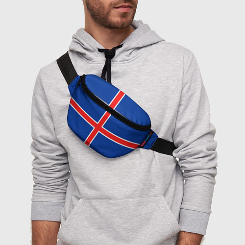 Поясная сумка Флаг Исландии / 3D-принт – фото 3