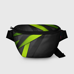 Поясная сумка Спортивная геометрия 6, цвет: 3D-принт