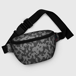 Поясная сумка Ночной Камуфляж, цвет: 3D-принт — фото 2