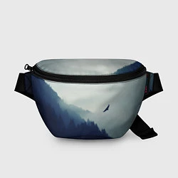 Поясная сумка Орел над Лесом, цвет: 3D-принт