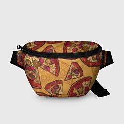 Поясная сумка Пицца, цвет: 3D-принт
