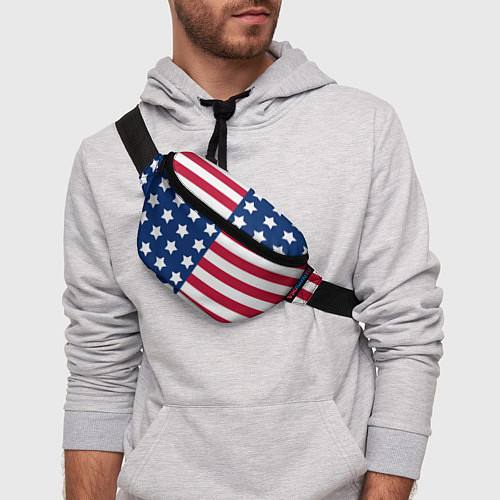 Поясная сумка USA Flag / 3D-принт – фото 3