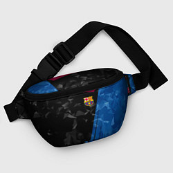 Поясная сумка FC Barcelona: Abstract, цвет: 3D-принт — фото 2