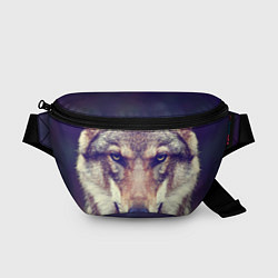 Поясная сумка Angry Wolf, цвет: 3D-принт