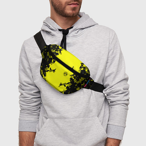 Поясная сумка FC Borussia Dortmund: Yellow Original / 3D-принт – фото 3