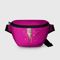 Поясная сумка Lil Peep: Pink Light, цвет: 3D-принт