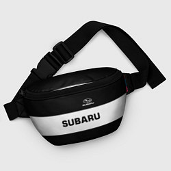 Поясная сумка Subaru: Black Sport, цвет: 3D-принт — фото 2