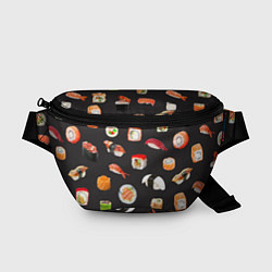 Поясная сумка Планета суши, цвет: 3D-принт