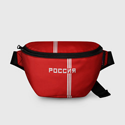 Поясная сумка Россия: Красная машина, цвет: 3D-принт