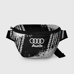 Поясная сумка Audi: Black Spray, цвет: 3D-принт