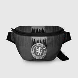 Поясная сумка FC Chelsea: Grey Abstract, цвет: 3D-принт