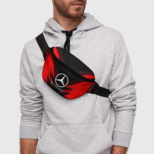 Поясная сумка Mercedes-Benz: Red Anger / 3D-принт – фото 3