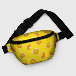 Поясная сумка Апельсиновое настроение, цвет: 3D-принт — фото 2
