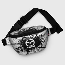 Поясная сумка Mazda: Black Spray, цвет: 3D-принт — фото 2