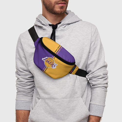 Поясная сумка NBA: LA Lakers / 3D-принт – фото 3