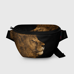Поясная сумка Песчаный лев, цвет: 3D-принт