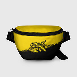 Поясная сумка GLHF: Yellow Style, цвет: 3D-принт