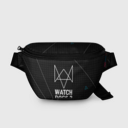 Поясная сумка Watch Dogs 2: Tech Geometry, цвет: 3D-принт