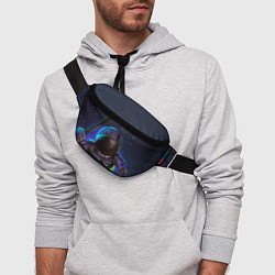 Поясная сумка Fortnite: Space Rainbow, цвет: 3D-принт — фото 2
