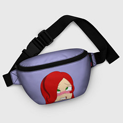 Поясная сумка Ahegao Redhead, цвет: 3D-принт — фото 2