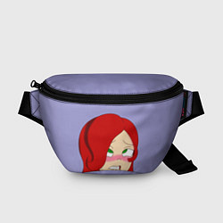 Поясная сумка Ahegao Redhead, цвет: 3D-принт