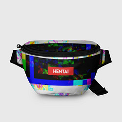 Поясная сумка Hentai Glitch 3, цвет: 3D-принт
