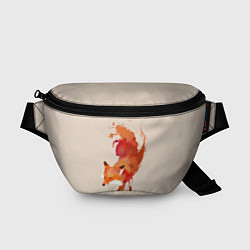 Поясная сумка Paint Fox, цвет: 3D-принт