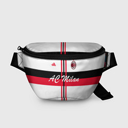 Поясная сумка AC Milan: White Form, цвет: 3D-принт