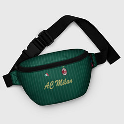 Поясная сумка AC Milan: Green Form, цвет: 3D-принт — фото 2