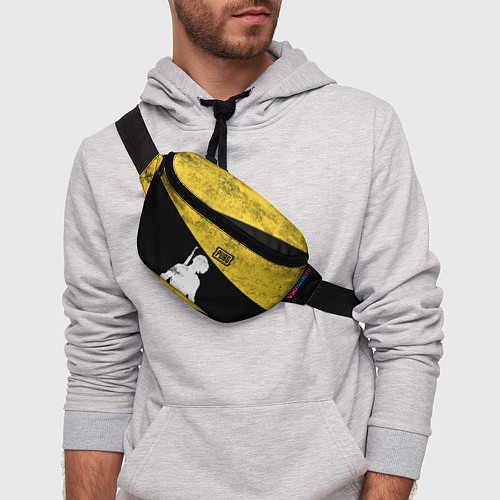 Поясная сумка PUBG: Yellow Grunge / 3D-принт – фото 3