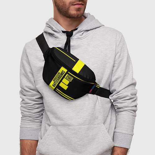 Поясная сумка PUBG: Yellow Lifestyle / 3D-принт – фото 3