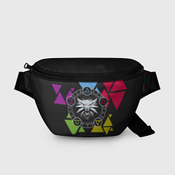 Поясная сумка The Witcher: Triangles, цвет: 3D-принт