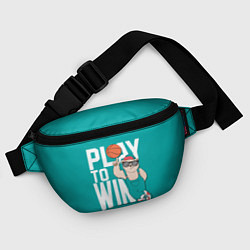 Поясная сумка Play to win, цвет: 3D-принт — фото 2