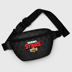 Поясная сумка Brawl Stars: Black Team, цвет: 3D-принт — фото 2