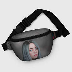 Поясная сумка Billie Eilish: Ocean Eyes, цвет: 3D-принт — фото 2