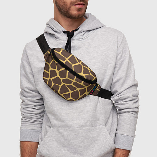 Поясная сумка Окрас жирафа / 3D-принт – фото 3