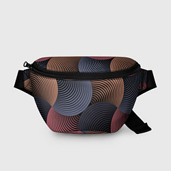 Поясная сумка Абстрактный узор, цвет: 3D-принт