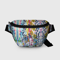 Поясная сумка Watercolor Flowers, цвет: 3D-принт