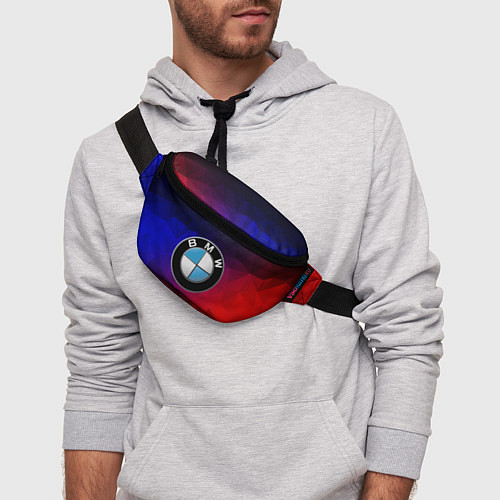 Поясная сумка BMW NEON / 3D-принт – фото 3