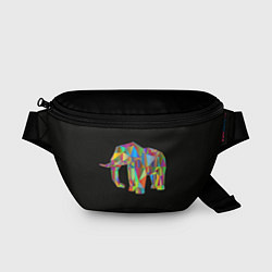 Поясная сумка Слон, цвет: 3D-принт