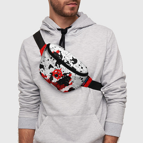 Поясная сумка АНАРХИЯ / 3D-принт – фото 3