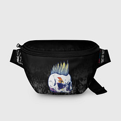 Поясная сумка Череп с ирокезы, цвет: 3D-принт